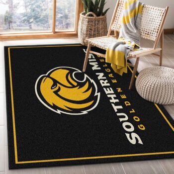 Southern Miss Golden Eagles Rug Custom Size And Printing 0