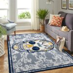 St Louis Blues Skull Rug Custom Size And Printing 0