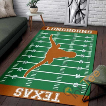 Texas Longhorns Home Field Area Rug Amazon Best Seller Sku 490 Rug 1586436175585
