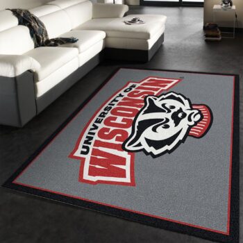 Wisconsin Badgers Rug Custom Size And Printing 0