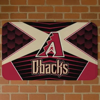 Arizona Diamondbacks Techno Camo Red Black Doormat