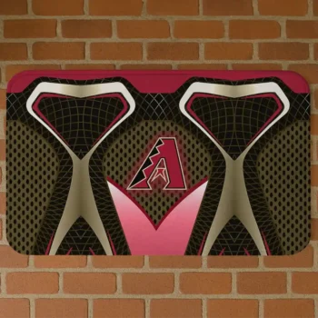 Arizona Diamondbacks Torso Pattern Black Crocs Doormat