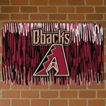 Arizona Diamondbacks Vertical Flow Red Doormat