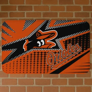 Baltimore Orioles Sharp Flash Orange Doormat
