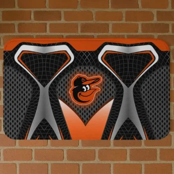 Baltimore Orioles Torso Pattern Black Crocs Doormat
