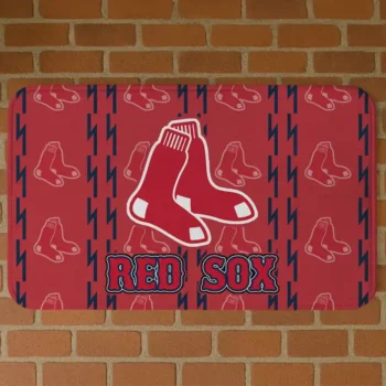 Boston Red Sox Bolt Row Red Doormat