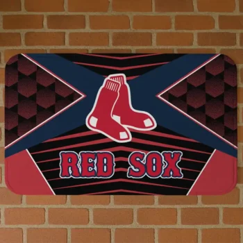 Boston Red Sox Techno Camo Red Black Doormat