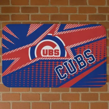 Chicago Cubs Sharp Flash Blue Doormat