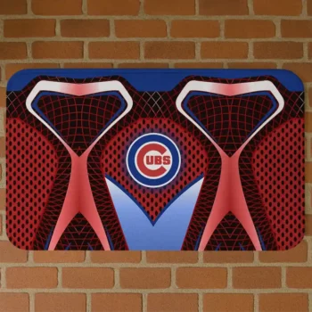Chicago Cubs Torso Pattern Red Crocs Doormat