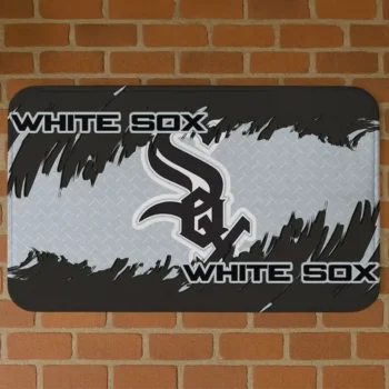 Chicago White Sox Plate Rip Black Doormat