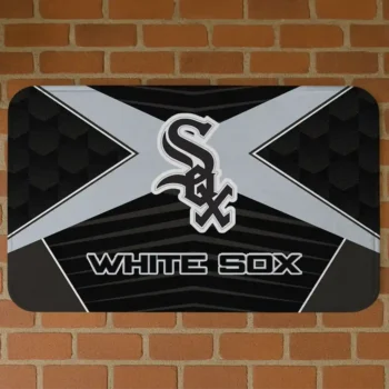 Chicago White Sox Techno Camo Black Doormat