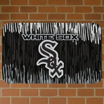 Chicago White Sox Vertical Flow Black Doormat