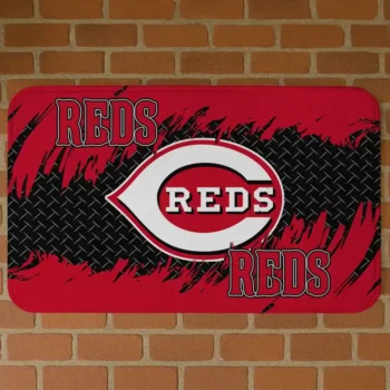 Cincinnati Reds Plate Rip Red Doormat