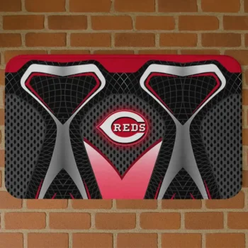 Cincinnati Reds Torso Pattern Black Crocs Doormat