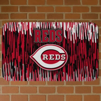 Cincinnati Reds Vertical Flow Red Doormat
