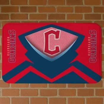 Cleveland Guardians Ninja Mesh Navy Blue Doormat