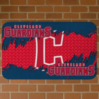Cleveland Guardians Plate Rip Navy Blue Doormat