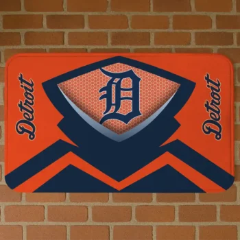 Detroit Tigers Ninja Mesh Navy Doormat