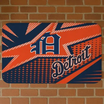 Detroit Tigers Sharp Flash Navy Doormat