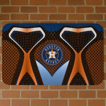 Houston Astros Torso Pattern Orange Crocs Doormat