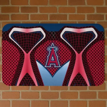 Los Angeles Angels Torso Pattern Red Crocs Doormat