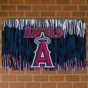 Los Angeles Angels Vertical Flow Blue Doormat