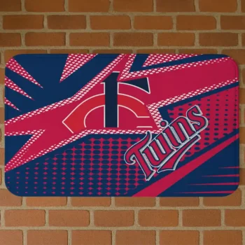 Minnesota Twins Sharp Flash Navy Doormat