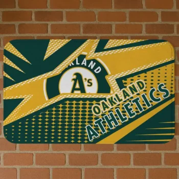 Oakland Athletics Sharp Flash Green Doormat