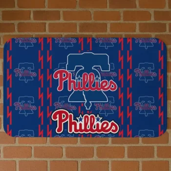 Philadelphia Phillies Bolt Row Blue Doormat