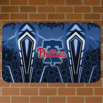Philadelphia Phillies Graphic Stripes Blue Doormat