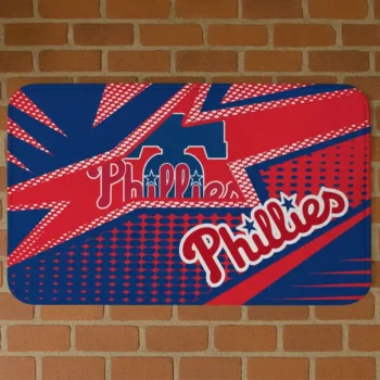 Philadelphia Phillies Sharp Flash Blue Doormat