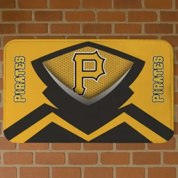 Pittsburgh Pirates Ninja Mesh Black Doormat