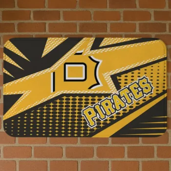 Pittsburgh Pirates Sharp Flash Black Doormat
