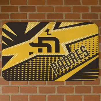 San Diego Padres Sharp Flash Brown Doormat
