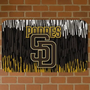 San Diego Padres Vertical Flow Brown Doormat