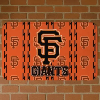San Francisco Giants Bolt Row Orange Doormat