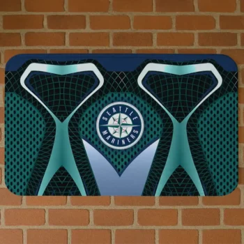 Seattle Mariners Torso Pattern Teal Crocs Doormat