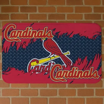St. Louis Cardinals Plate Rip Red Doormat