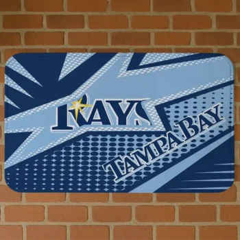 Tampa Bay Rays Sharp Flash Navy Doormat