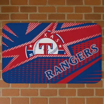 Texas Rangers Sharp Flash Blue Doormat