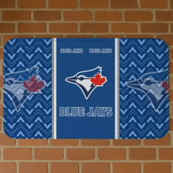 Toronto Blue Jays Chevron Stack Blue Doormat