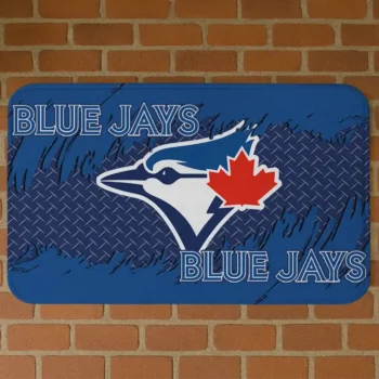 Toronto Blue Jays Plate Rip Blue Doormat
