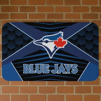 Toronto Blue Jays Techno Camo Blue Black Doormat