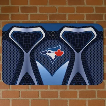 Toronto Blue Jays Torso Pattern White Crocs Doormat