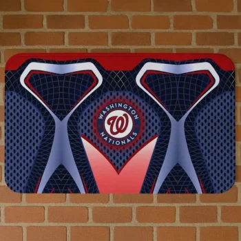 Washington Nationals Torso Pattern Red Crocs Doormat